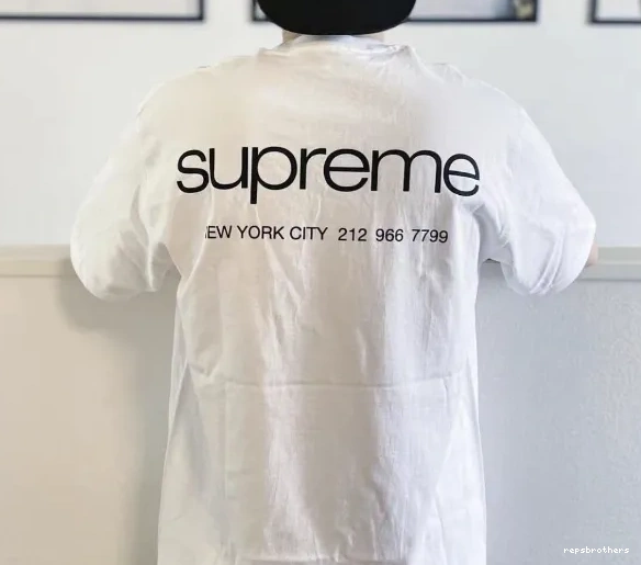 23FW Store White NYC and Black M XL S L Short sleeved Tee Information 0527